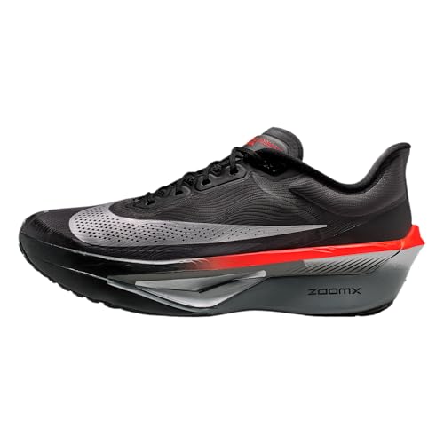 Nike Zoom Fly 6 Men's Road Racing Shoes (Black/Bright Crimson/Wolf Gray/Metallic Silver) Size 11
