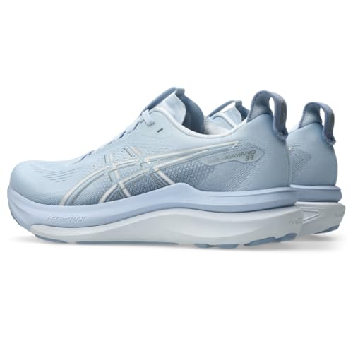 ASICS Women's Gel-Kayano 33 Running Shoes, 8, Solid AIR/Soft Sky
