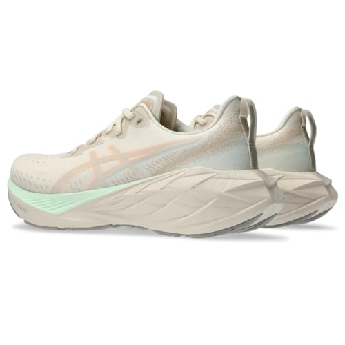 ASICS Women's NOVABLAST 4 Running Shoes, 10, Oatmeal/Moonrock