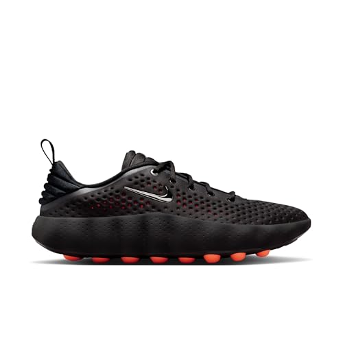 Nike Mind 002 Black Hyper Crimson, HQ4308-001, Futuristic Hybrid Sneaker, Knit, Sensory Footwear, Black Hyper Crimson, 28.0 cm