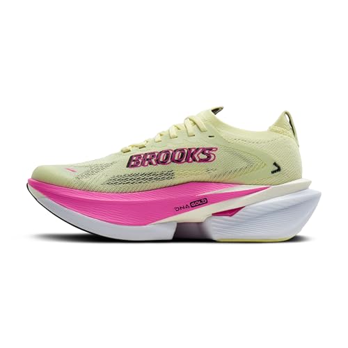 Brooks Women's Hyperion Max 3 Neutral Running Shoe - Luminary/Cyber Pink/Black - 8.5 Medium