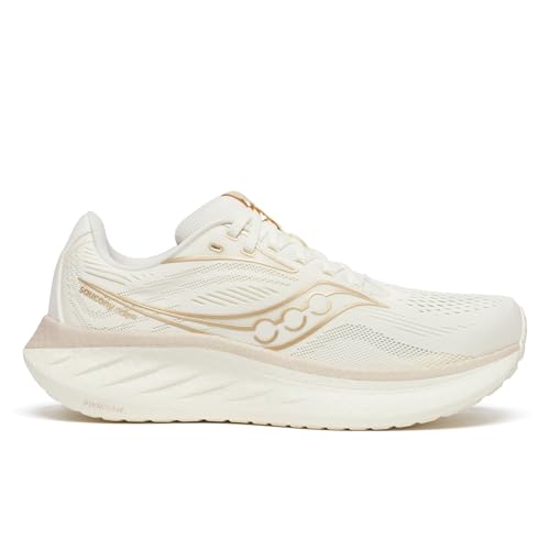 Saucony Women's Ride 18 Sneaker, Vanilla, 10.5