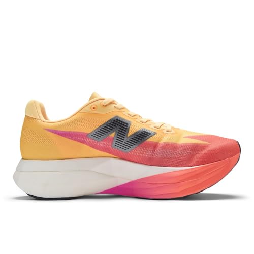 New Balance Women's FuelCell SuperComp Elitev5 Running Shoe, Tangerine Heat/White Peach, 6.5 W