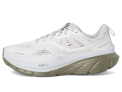 Saucony Men's Guide 18 Sneaker, Cloud/Olive, 13