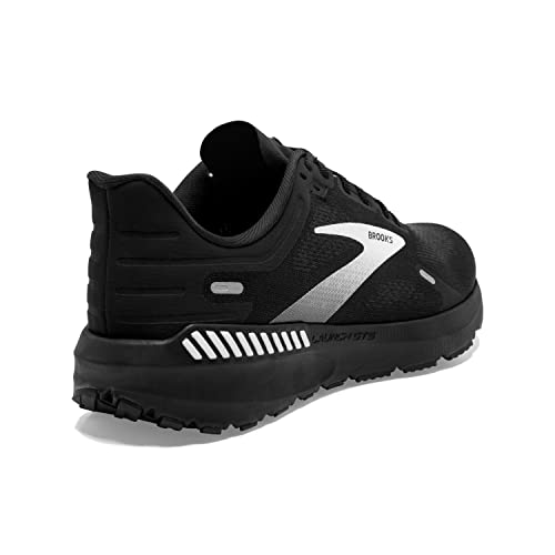 Brooks Men’s Launch GTS 9 Supportive Running Shoe - Black/White - 8.5