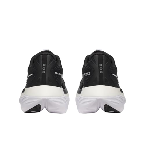 Saucony Men's Endorphin Trainer Sneaker, Black/White, 9