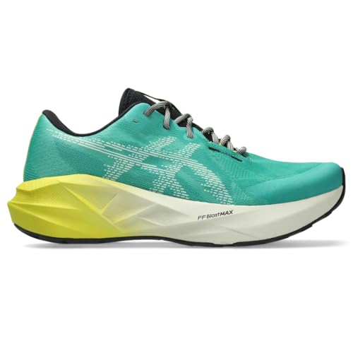 ASICS Men's NOVABLAST 5 TR Running Shoes, 12, Aurora Green/Light DUST