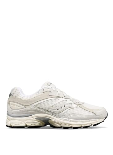 Saucony ProGrid Omni 9 Unisex Sneakers, White, 7 US Women/5.5 US Men