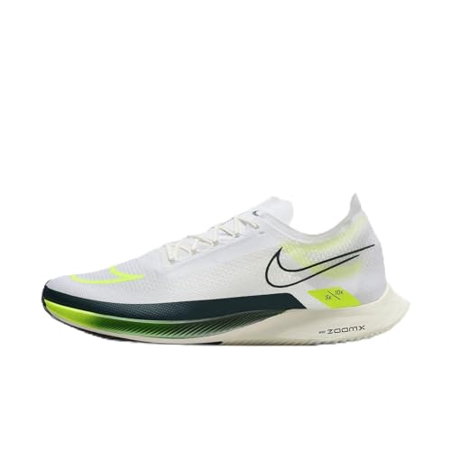 Nike Streakfly Men's Road Racing Shoes (FZ4022-100, White/Volt/Sail/Pro Green) Size 13