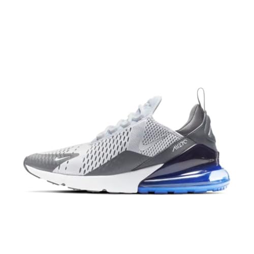 Nike Men's Air Max 270 Sneaker, White Persian Violet Dark Grey, 11.5 US