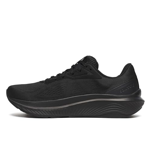 Saucony Men's Echelon 10 Sneaker, Triple Black, 12