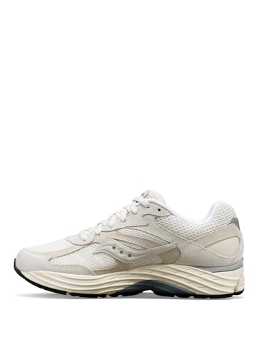 Saucony ProGrid Omni 9 Unisex Sneakers, White, 7 US Women/5.5 US Men