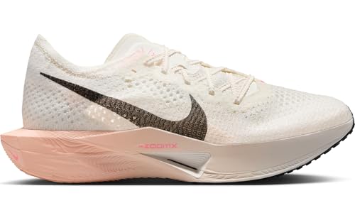 Nike Women's Vaporfly 3 Competition Running Shoes, Sail Black Crimson Tint Guava Ice, 8.5