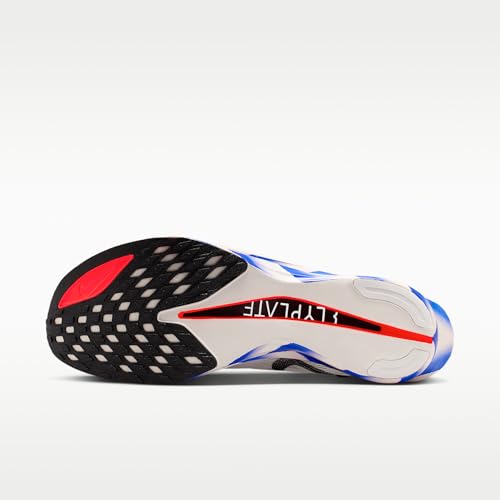 Nike Streakfly 2 Men's Road Racing Shoes (White/Racer Blue/Bright Crimson/Black) Size 6