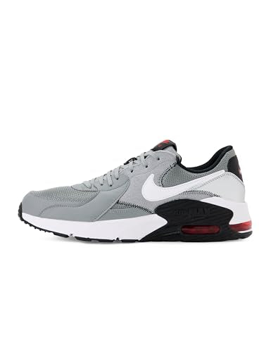Nike Men's Air Max Excee, Particle Grey/White-Black-University Red, 12