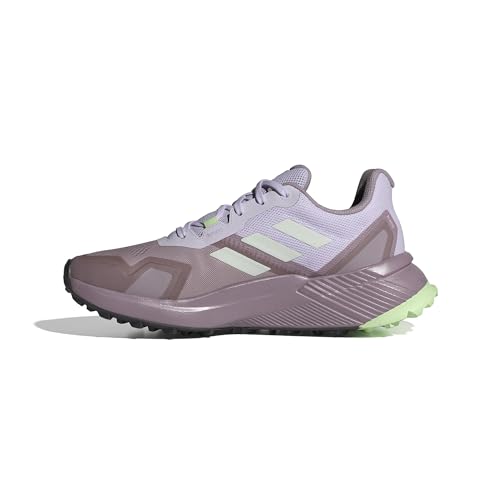 Adidas Women's Terrex Soulstride, Preloved Fig/Crystal Jade/Semi Green Spark, 8.5