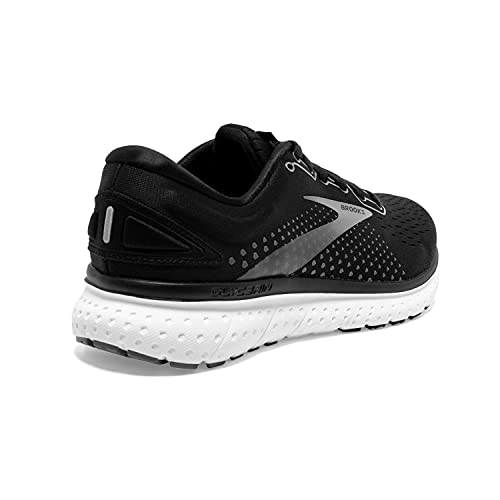 Brooks Mens Glycerin 18 Running Shoe - Black/Pewter/White - D - 8.5