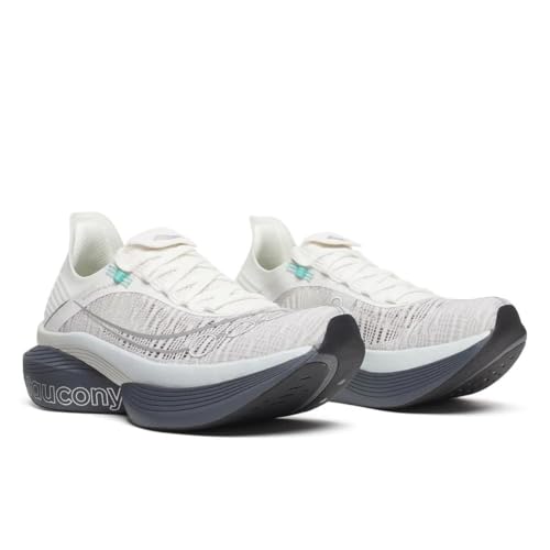 Saucony Unisex Endorphin Elite 2 Running Shoe, Fog/Cinder, 9