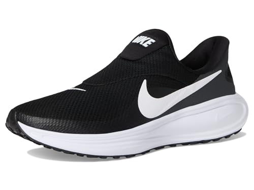 Nike Men's Revolution 8 Road Running Shoes, Black/White-Anthracite-Wolf Grey, 12 Extra Wide
