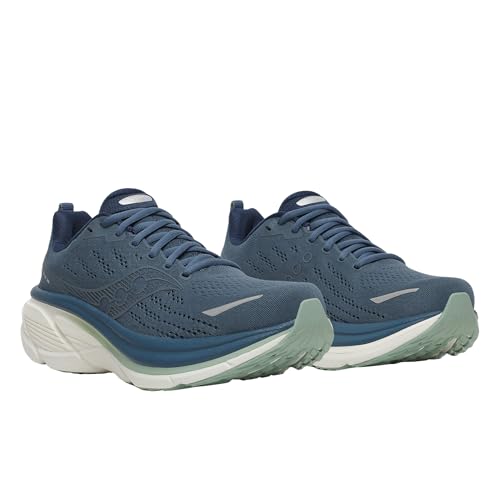 Saucony Men's Hurricane 25 Sneaker, Dusk/Iceberg, 12.5