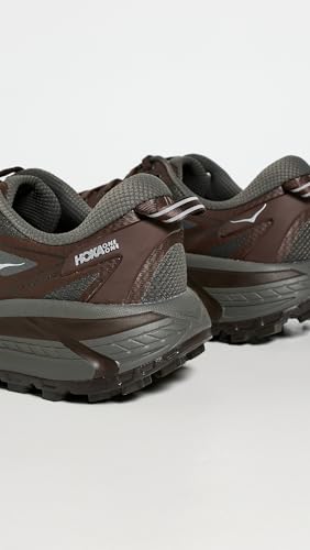 HOKA Men's Mafate Speed 2 Sneakers, Asphalt Grey/Walnut, 7.5 Medium US - alternate view 3