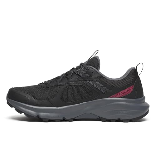 Saucony Men's Excursion Tr17 Sneaker, Black/Shadow, 11.5