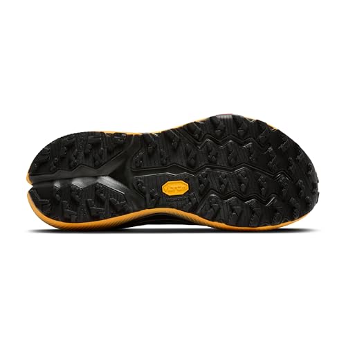 Brooks Men’s Cascadia 20 Trail Running Shoe - Black/Tigerlily/Orange - 13 Medium
