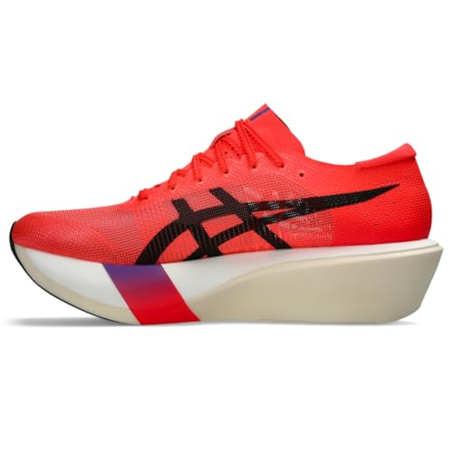ASICS Unisex METASPEED Edge Tokyo Running Shoes, 7.5M / 9W, Flash RED/Black
