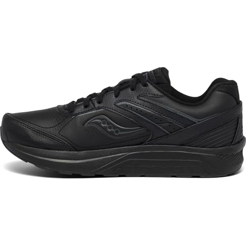 Saucony mens Echelon Walker 3 Walking Shoes, Black, 10 Wide US