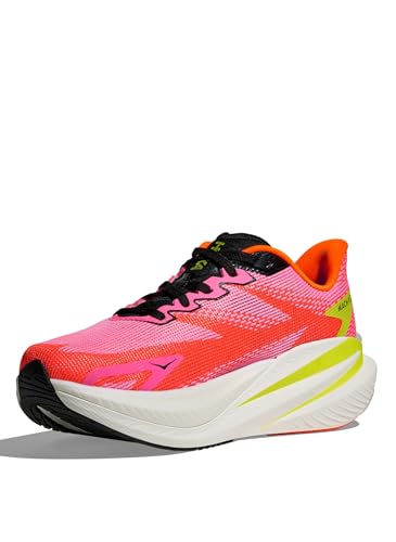 Hoka Women's Mach X 3 Neon Rose/Neon Tangerine 6 Medium