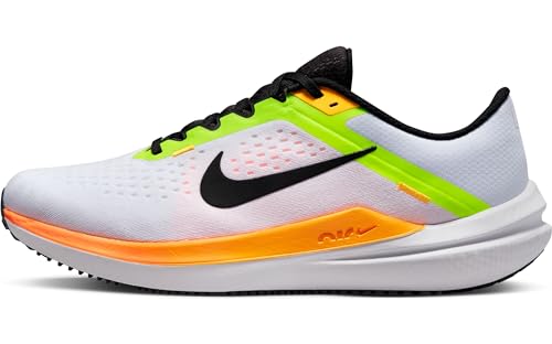 DV4022 Men's Sneakers/Sports Shoes, White Black Orange Yellow, 11 US