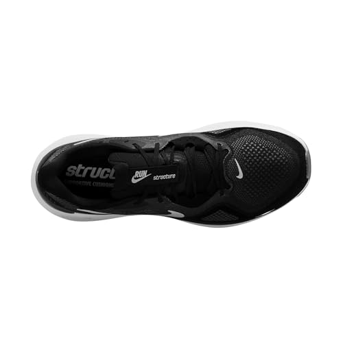 Nike Men's Structure 26 Black/White/Cool Grey/Metallic Silver 10.5 Medium