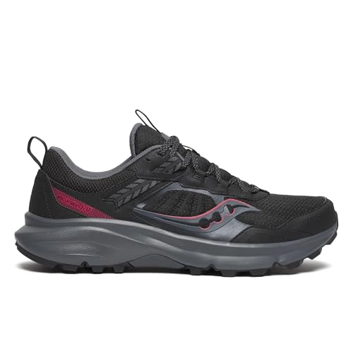 Saucony Men's Excursion Tr17 Sneaker, Black/Shadow, 11.5