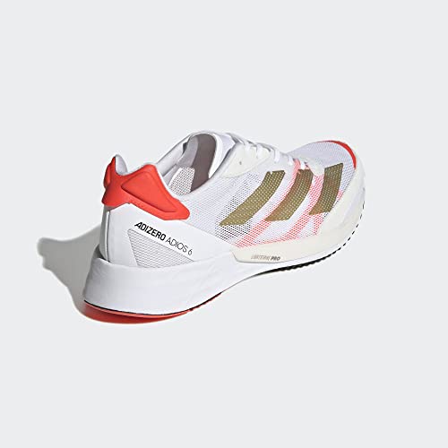 adidas Adizero Adios 6 Womens Shoes Size 5.5, Color: White/Gold/Red