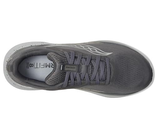 Saucony Men's Echelon 10 Sneaker, Carbon/Black, 13