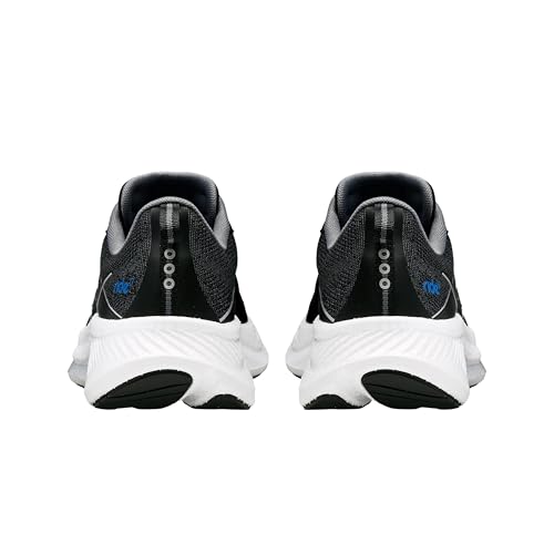Saucony Women's Ride 17 Sneaker, Black/White, 9.5