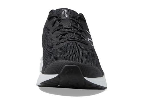 New Balance KIds Arishi Fresh Foam v4 Sneaker, BLACK/WHITE/SILVER METALLIC, 3.5 M Big Kid (8-12 Years)