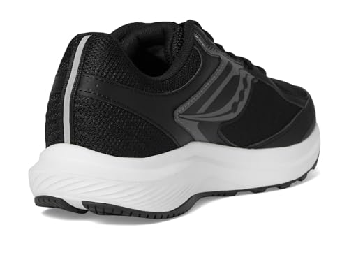 Saucony Men's Cohesion 17, Black/White, 12