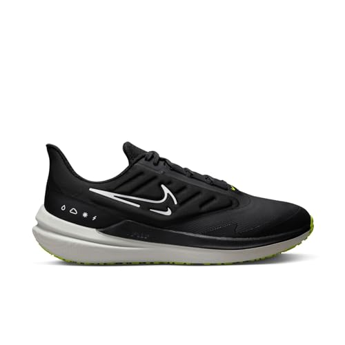 NIKE Air Winflo 9 Shield Low Men's Trainers, Grey, 10.5