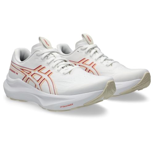 ASICS Women's GT-2000 14 Running Shoes, 7, White/Dark Pink Clay