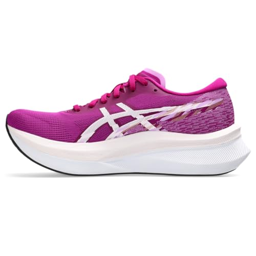 ASICS Women's Magic Speed 4 Running Shoes, 8, Purple Spectrum/Pale Pink