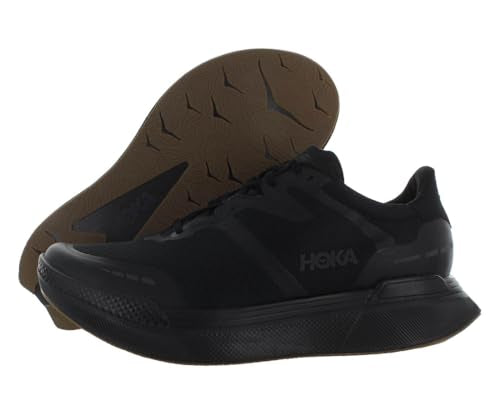 HOKA Transport X Unisex Shoes Size 12, Color: Black/Black-Black - product image