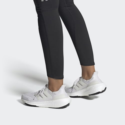 adidas Women's Ultraboost Light Running Shoes (Ultraboost 23) White/White/Crystal White 8.5