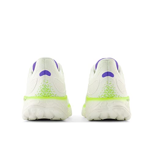 New Balance Women's Fresh Foam X 1080 V12 Running Shoe, Sea Salt/Electric Indigo, 5 M
