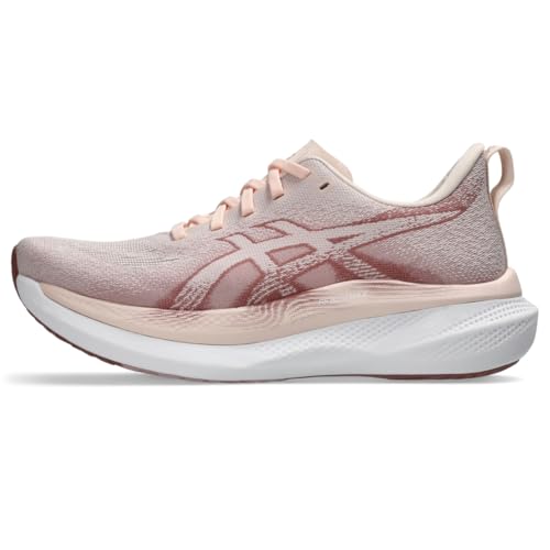 ASICS Women's GLIDERIDE MAX 2 Running Shoes, 9.5, Pearl Pink/Dusty RED