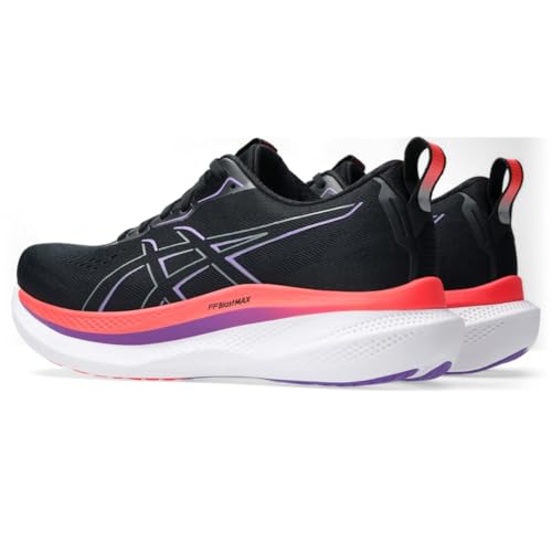 ASICS Men's GLIDERIDE MAX Running Shoe, 10.5, Black/Flash RED