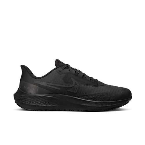 Nike Pegasus 39 Shield Men's Weatherized Road Running Shoes (DO7625-001, Black/Off Noir/Dark Smoke Grey/Black) Size 11