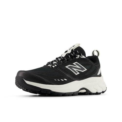 Women's New Balance Fresh Foam 410v9 Trail Shoes in Black/Sea Salt product image