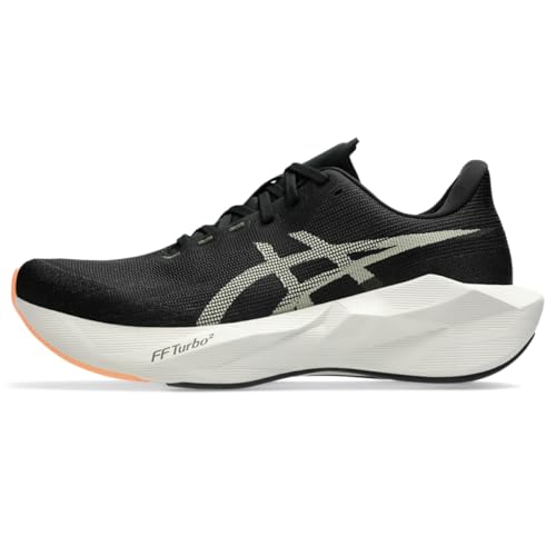 ASICS Men's NOVABLAST 6 Running Shoes, 7.5, Black/Khaki