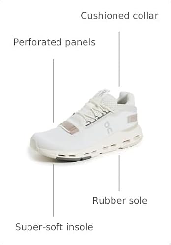 On Men's Cloudnova 2 Sneakers, Ice/Sand, 8 Medium US